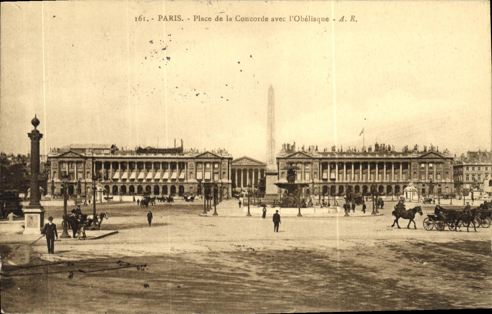CPA Paris Place de la Concorde avec l obelisque