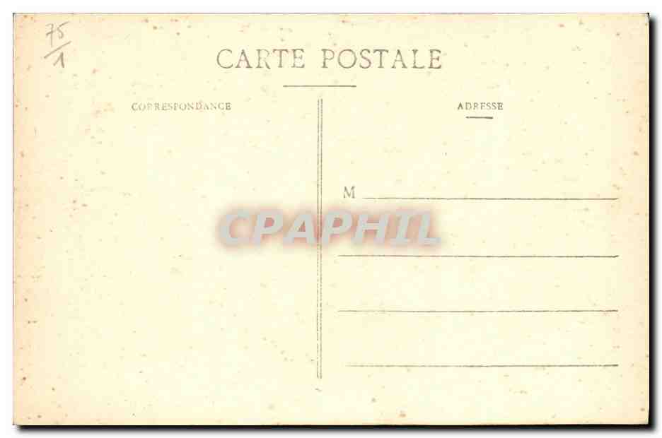 CPA Paris La Pont Neuf — Verso