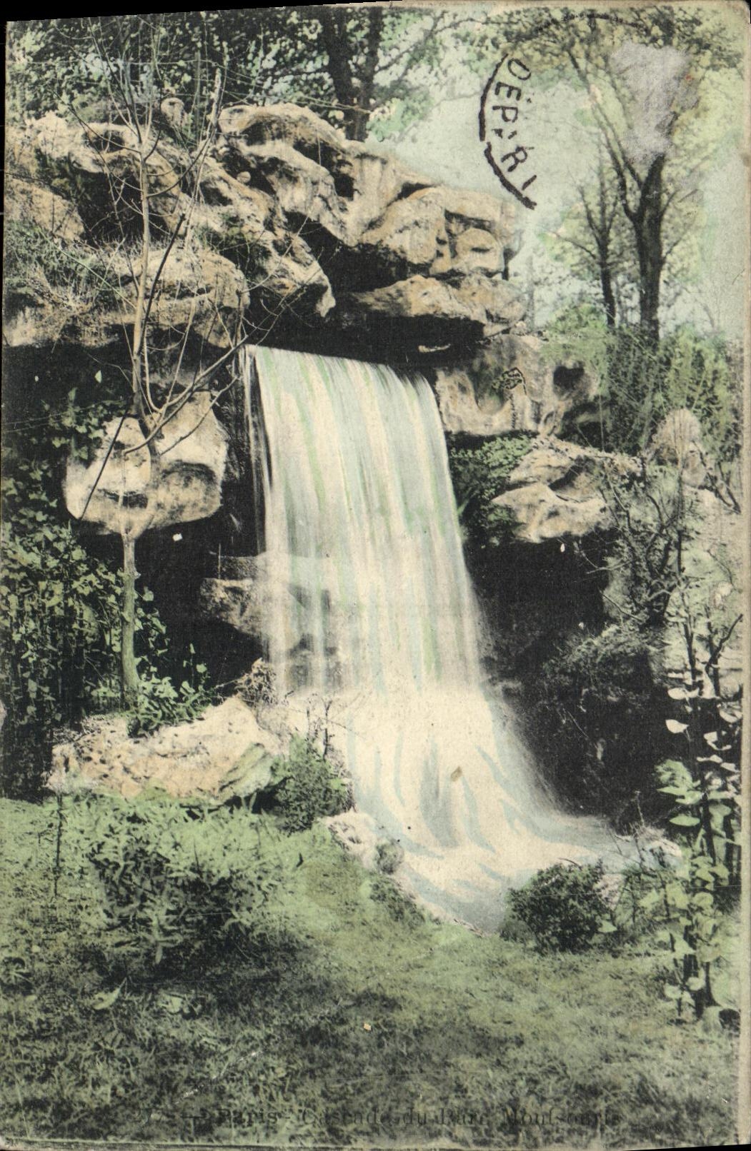 Chutes d'eau — Jardin du Luxembourg — Paris — éditeur non identifié