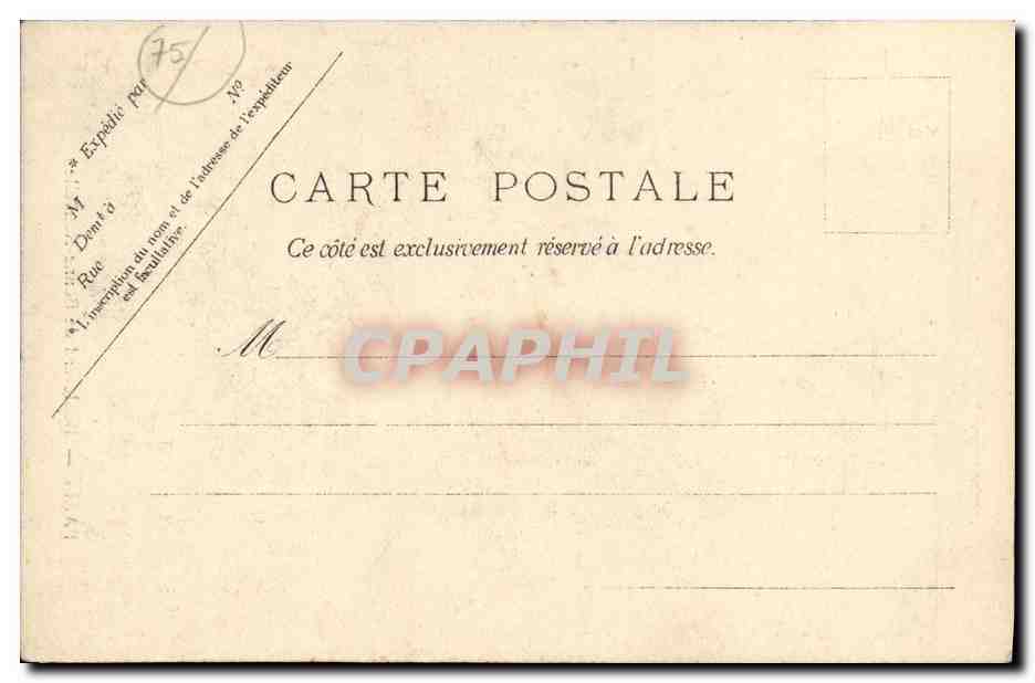 CPA Paris Boulevard de Bonne Nouvelle — Rückseite