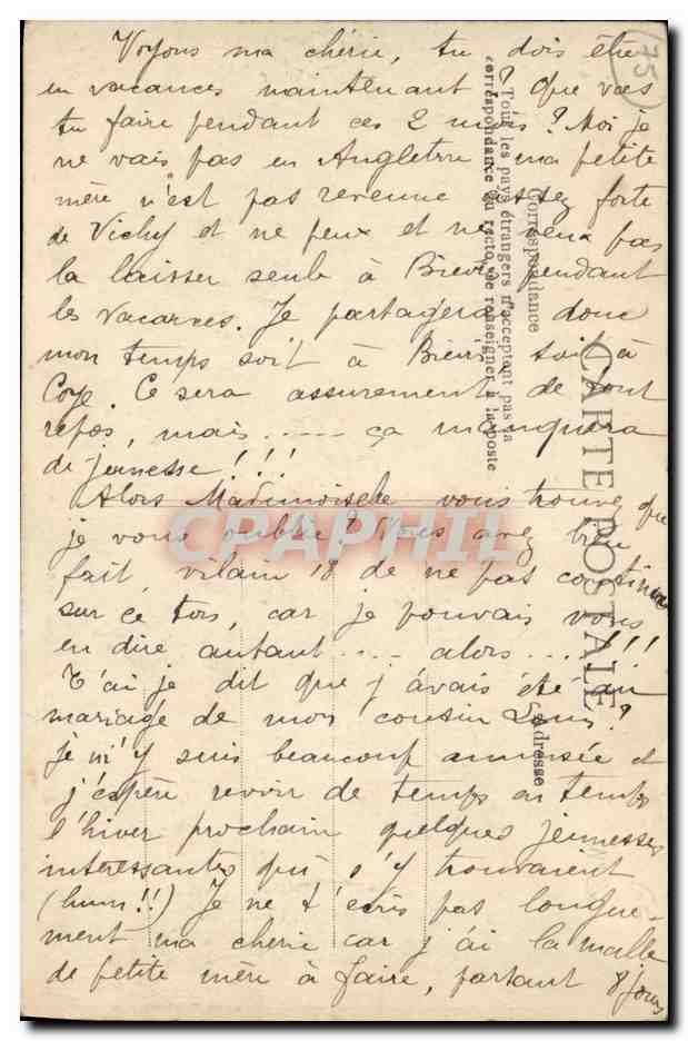CPA Paris Petit Palais des Champs Elysees Musee des Beaux Arts Automobile  — Verso