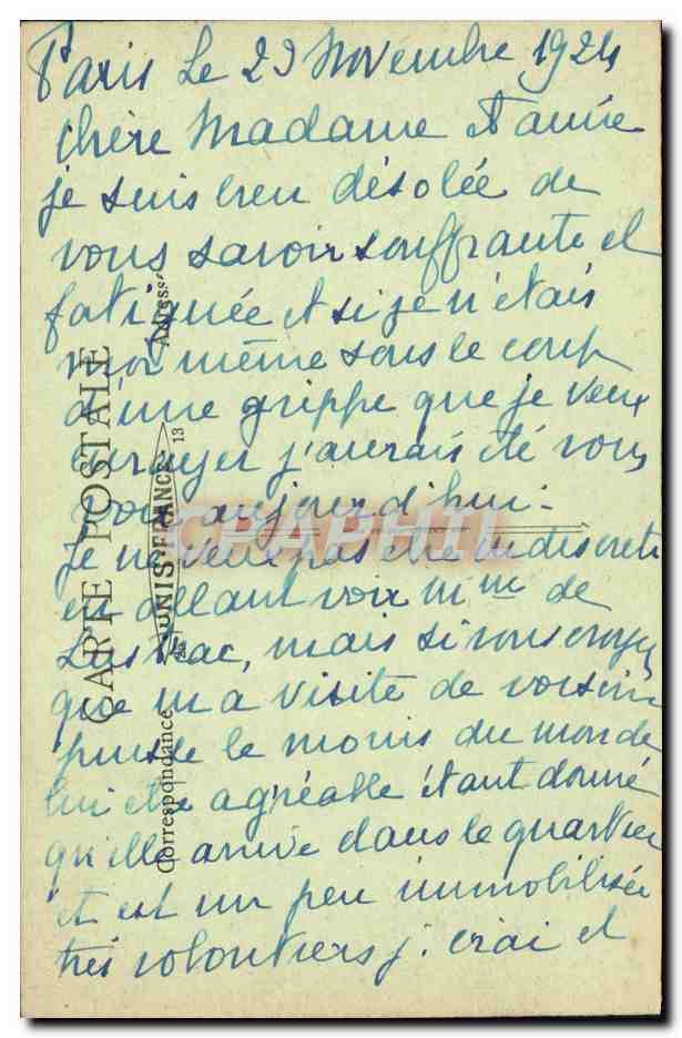 CPA Paris Prieure benedictin Les Stalles cote de L Evangile — Rückseite