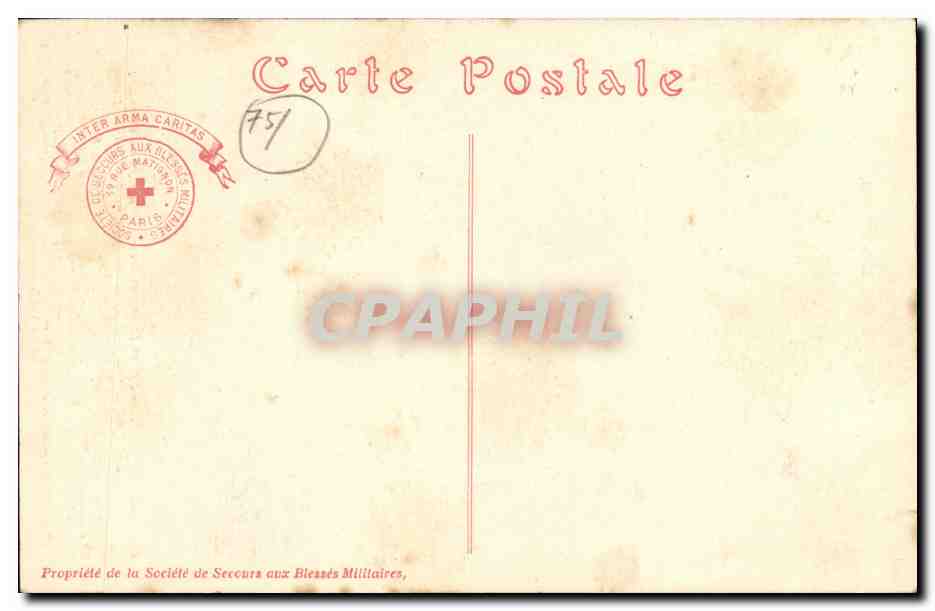 CPA Paris Musee De L Armee Salle Bugeaud Drapeaux Zouaves — Rückseite