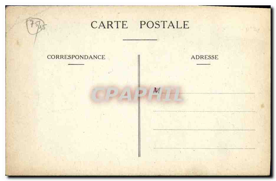 CPA Paris Maison Meublee Clair Logis Rue Labrouste — Rückseite