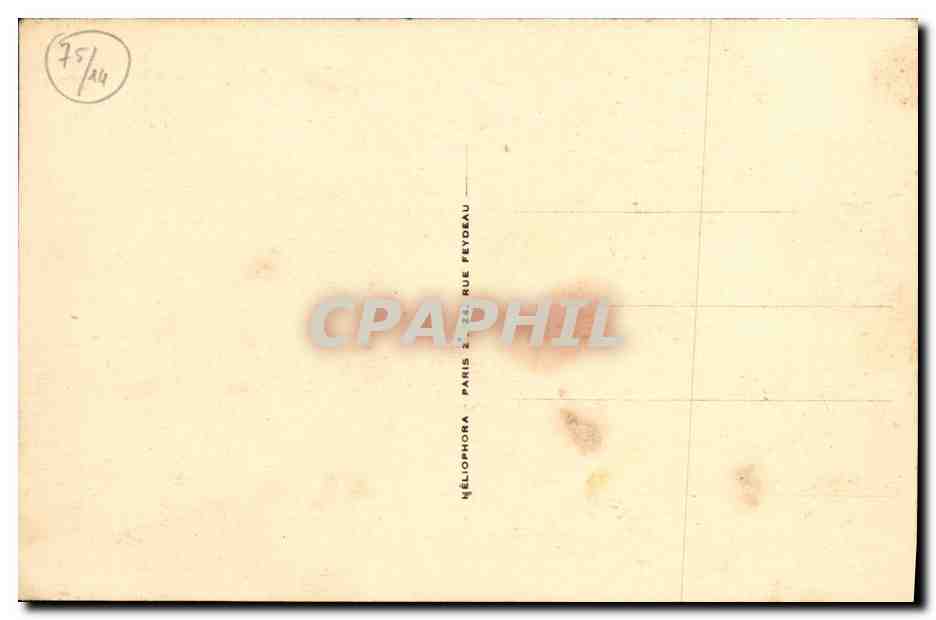 CPA Paris Hopital Notre Dame de Bon Secours Salle Ste Eugenie Hopital — Verso