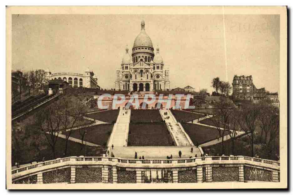 CPA Paris Sacre Coeur Montmartre