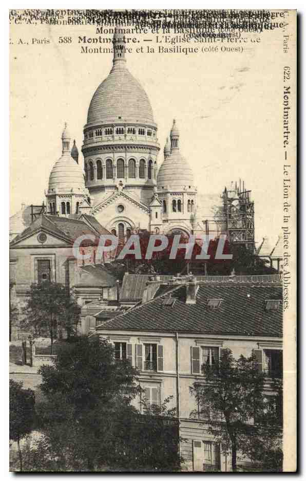 CPA Paris sacre Coeur Montmartre