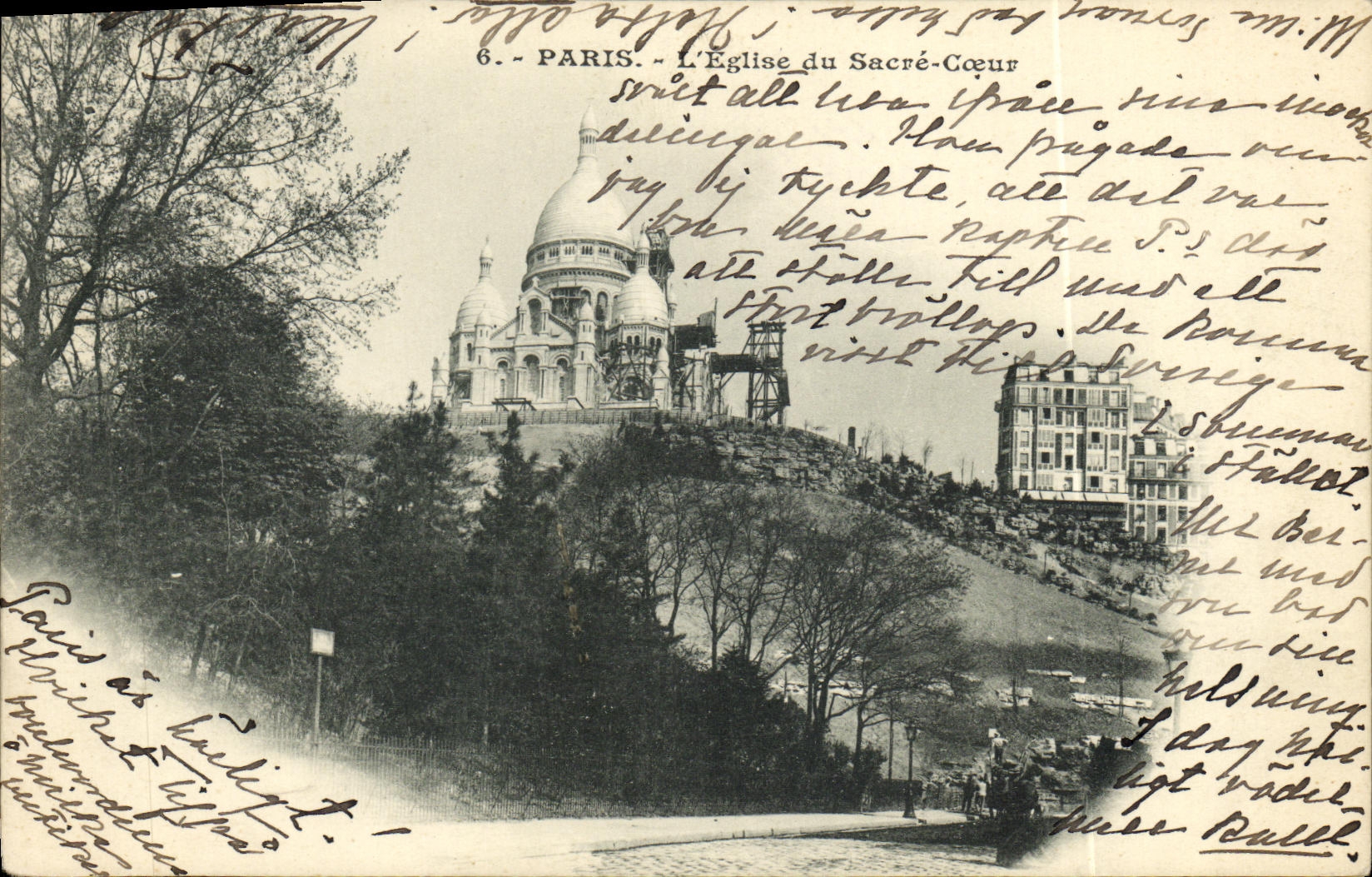 CPA Paris L eglise du Sacre Coeur