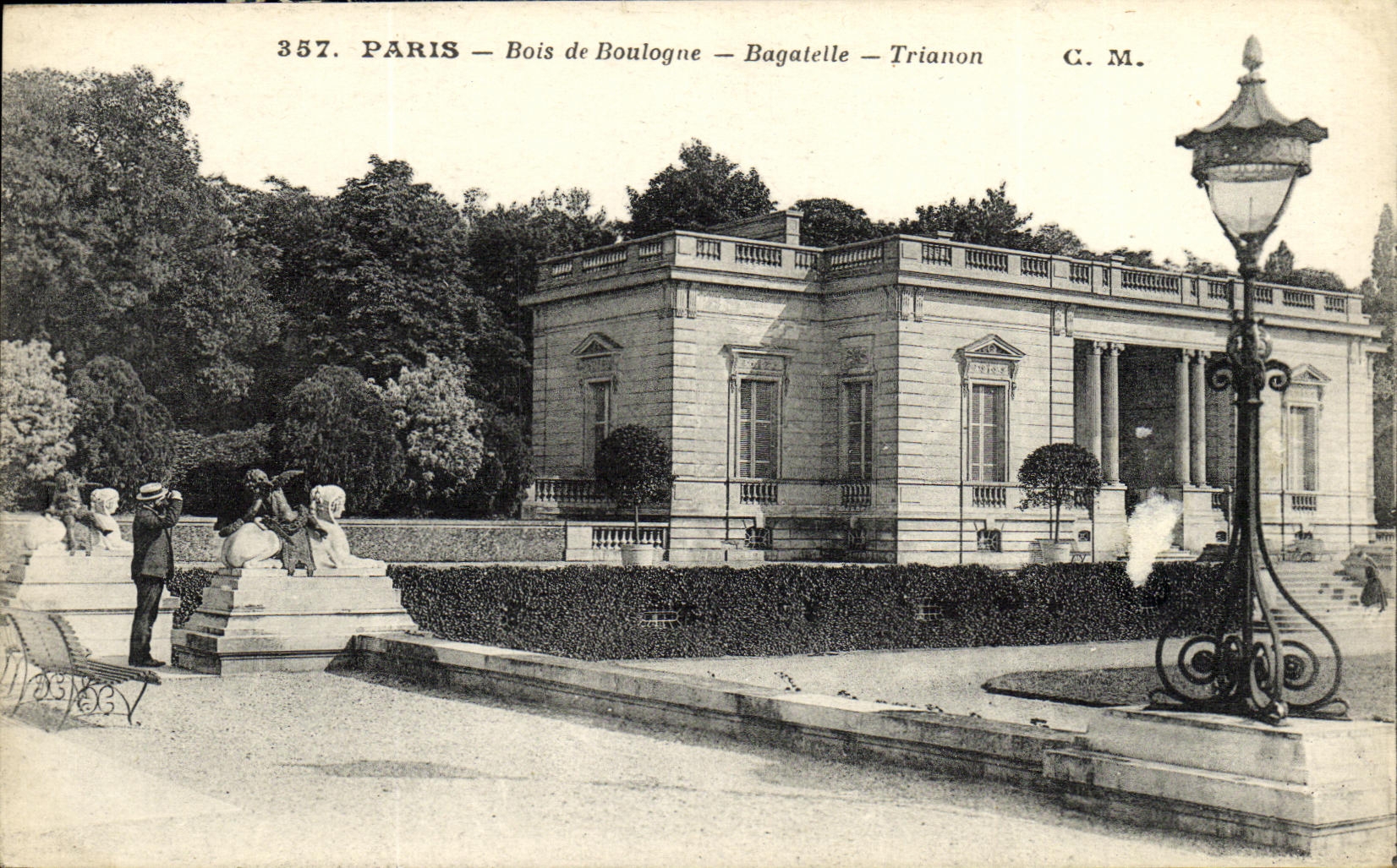 CPA Paris Bois de Boulogne Bagatelle