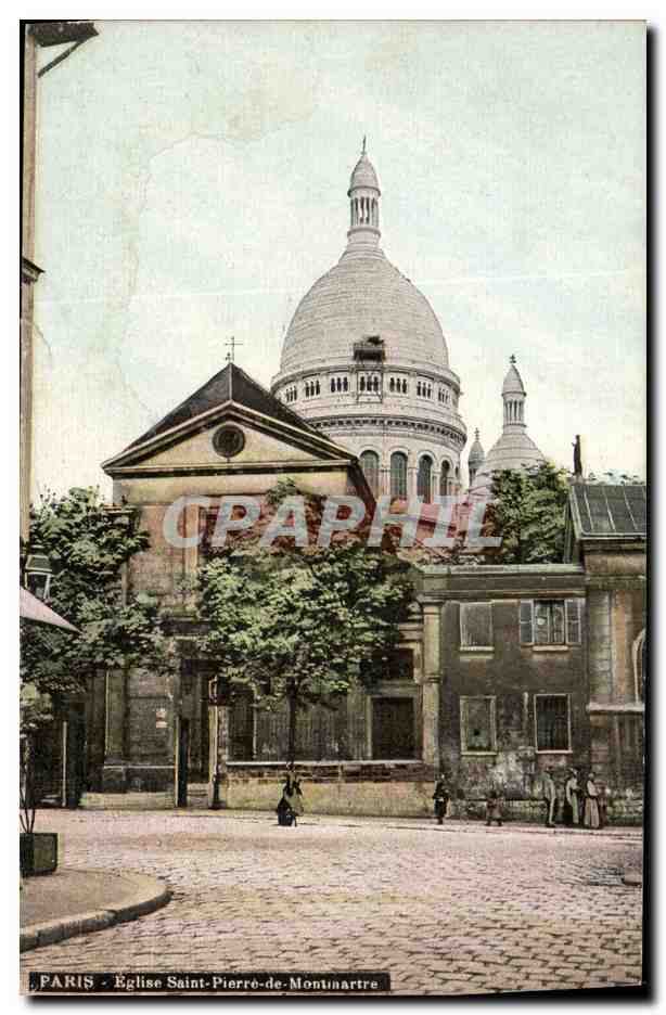 CPA Paris Eglise Saint Pierre de Montmartre