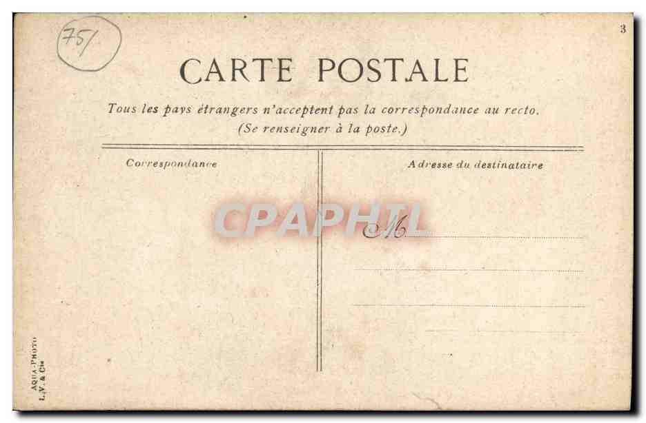 CPA Paris Eglise Saint Pierre de Montmartre — Rückseite
