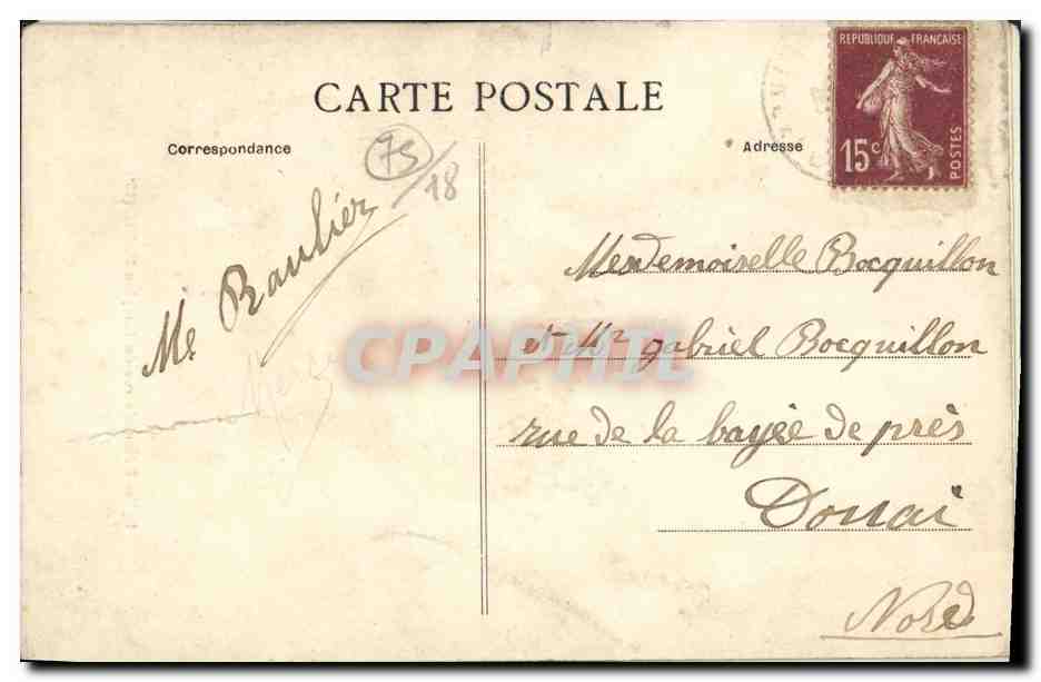 CPA Paris Eglise Reformee rue du Simplon — Rückseite