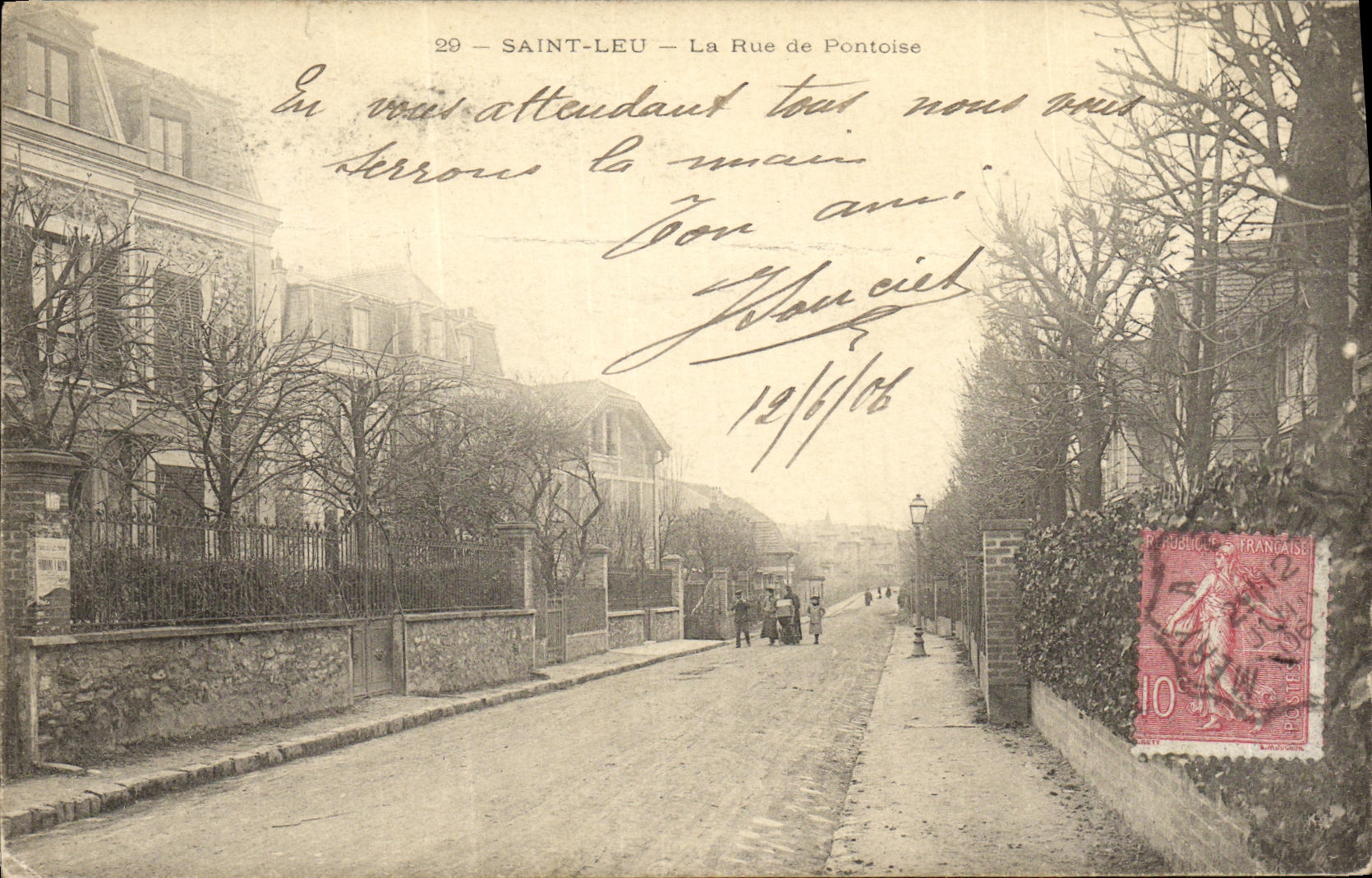 Saint-Leu — La Rue de Pontoise — Éditeur inconnu, n° 29