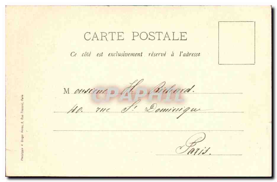 St-Leu — Grande Rue Place des Écoles — Imprimerie et poste — Verso
