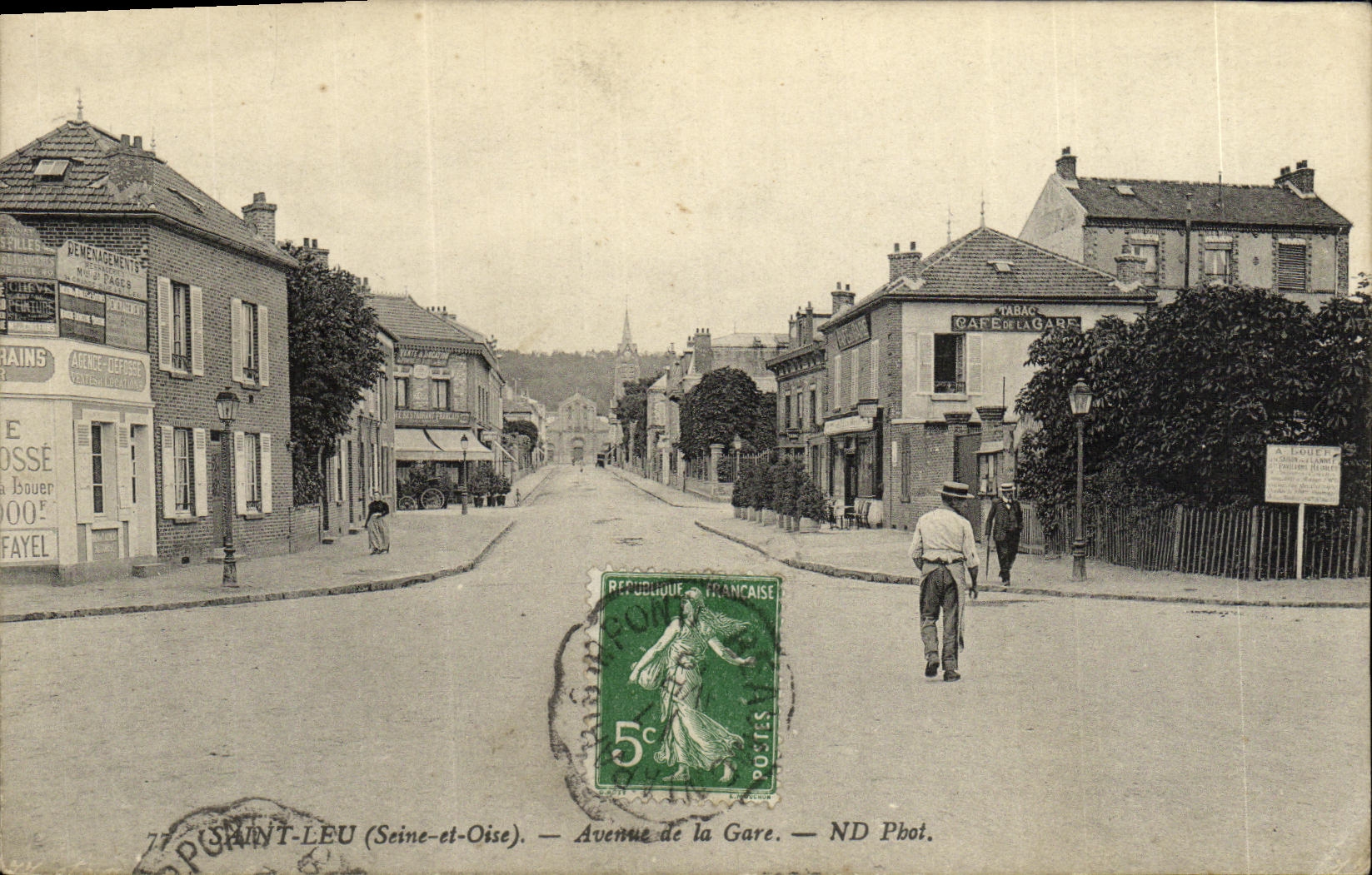 Saint-Leu (Seine-et-Oise) — Avenue de la Gare — ND Pbot.