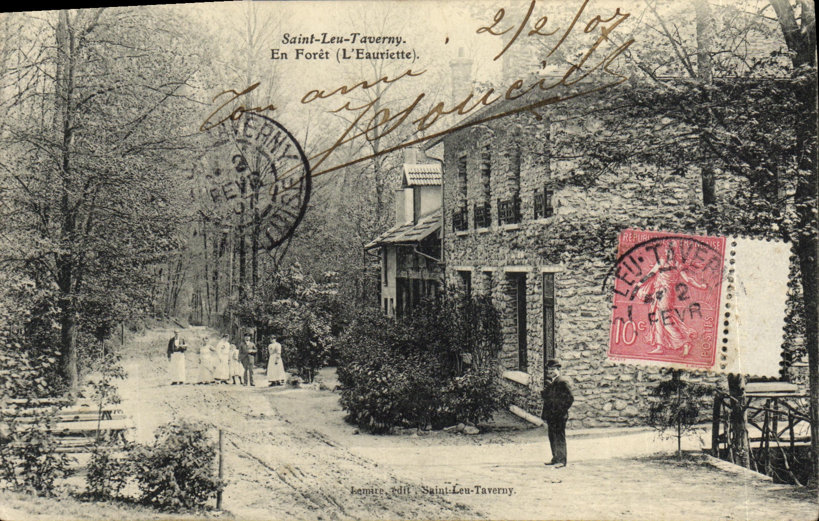 Saint-Leu-Taverny — En Forêt (L'Eauriette) — Lamire, édit. Saint-Leu-Taverny
