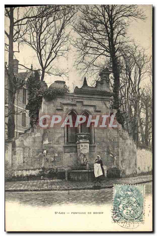 CPA Saint Leu Fontaine De Boissy