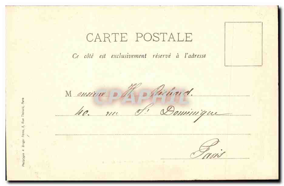 CPA Saint Leu La Foret Le Pont Du diable — Rückseite