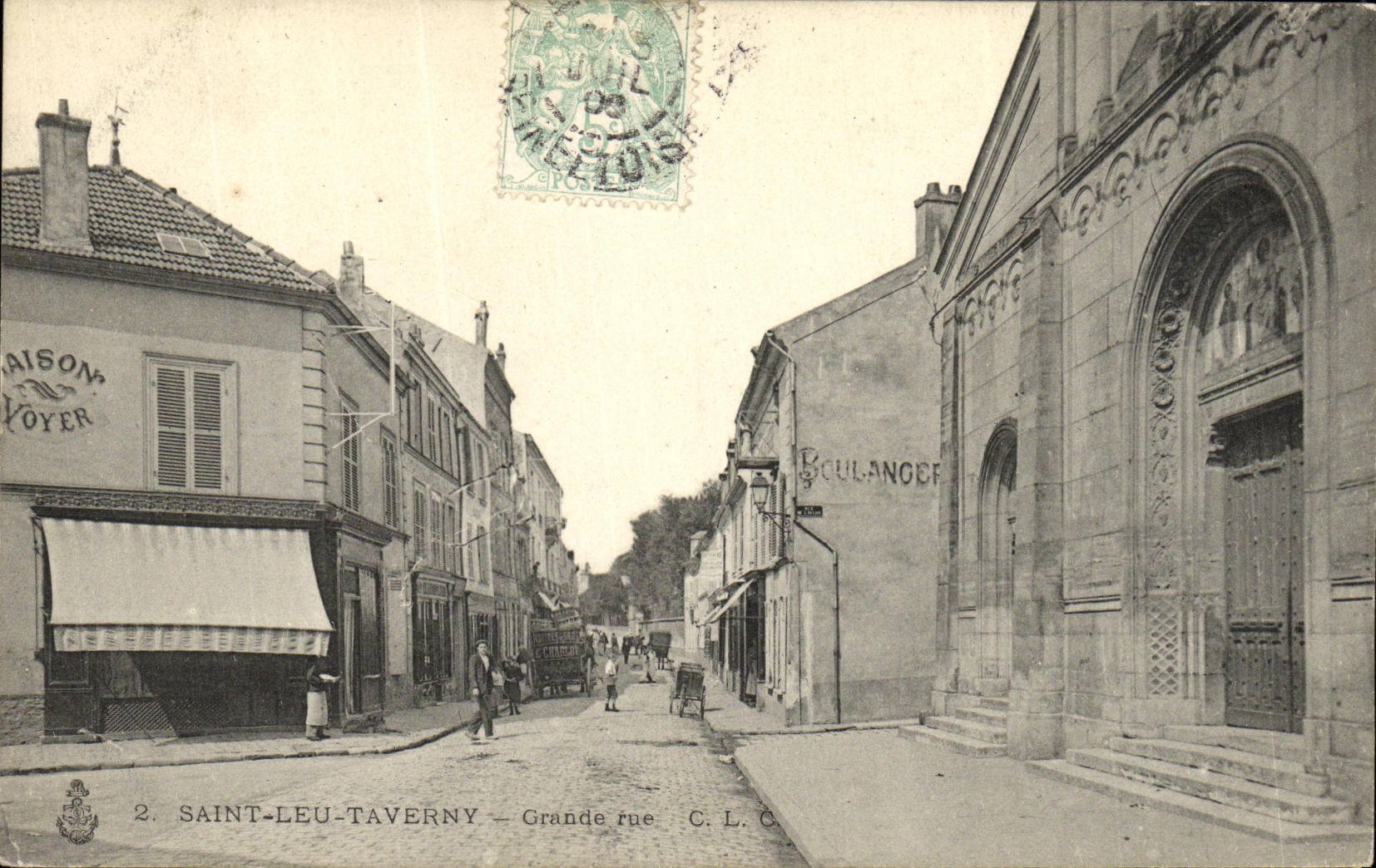 Saint-Leu-Taverny — Grande rue — C. L. C.