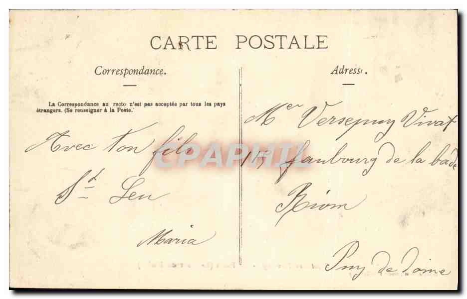Saint-Leu-Taverny — In der Forêt (Der Teufelsbrücke) — Lemire, Verlag Saint-Leu-Taverny — Rückseite