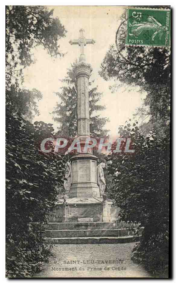 CPA Saint Leu Taverny Monument du Prince de Conde