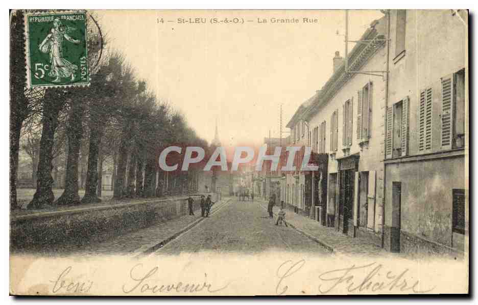 CPA Saint Leu La Grande Rue
