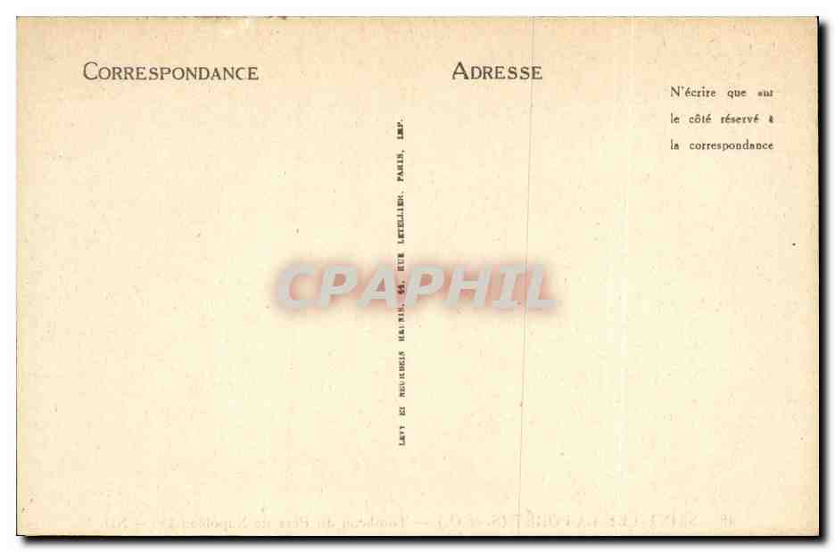 Tombeau du Père de Napoléon Ier — Saint-Leu-la-Forêt (S.-et-O.) — Édition Viget — Verso
