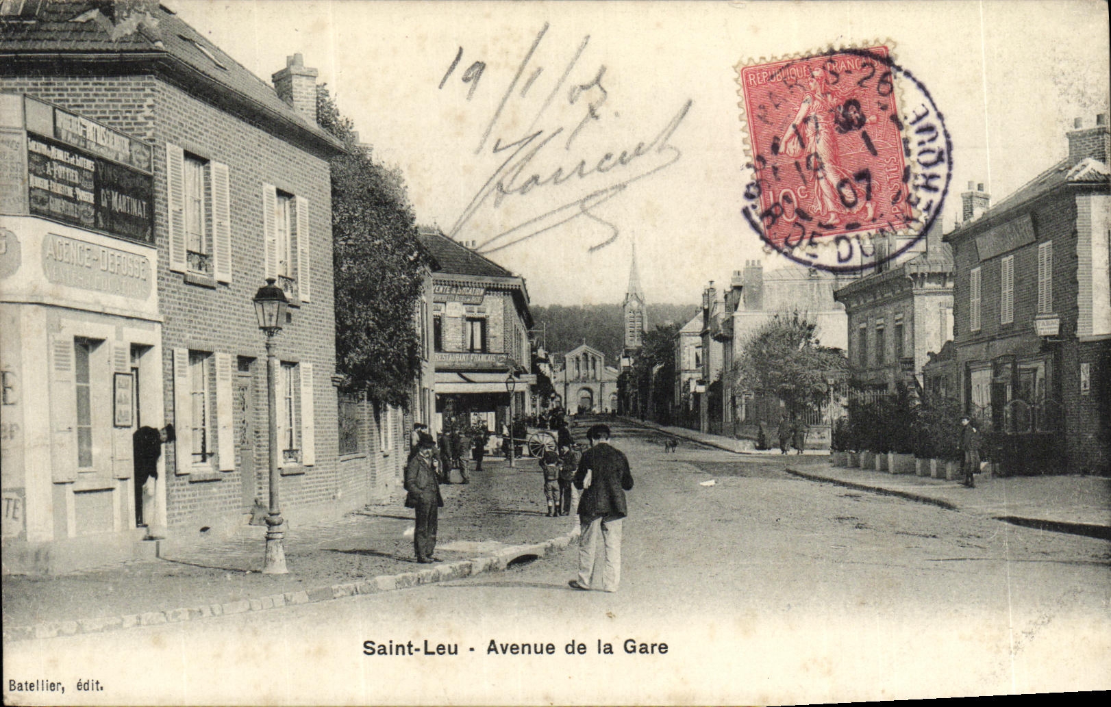 Saint-Leu - Avenue de la Gare — Batellier, édit.