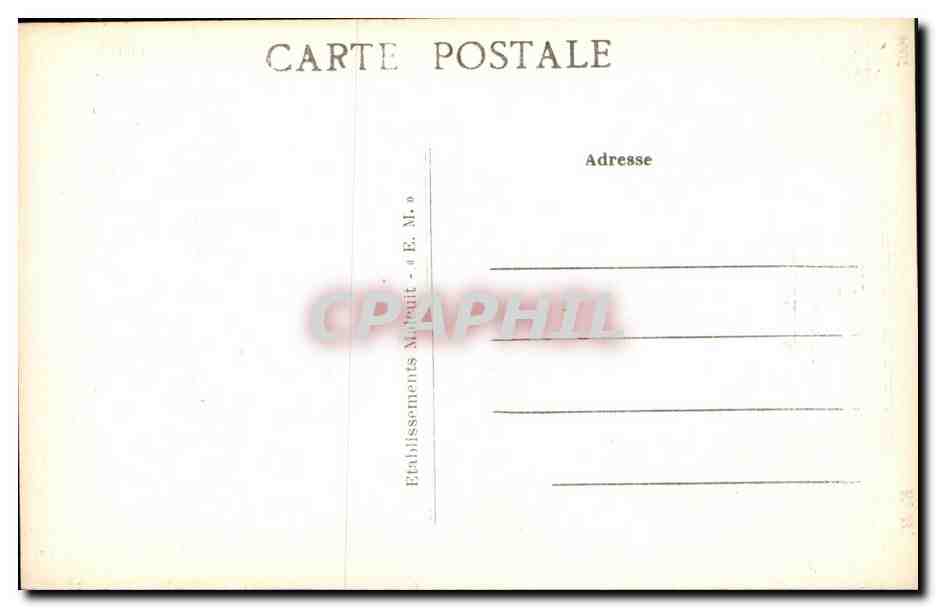 CPA Souvenir Porte Bonheur de Sevres Trefle — Rückseite