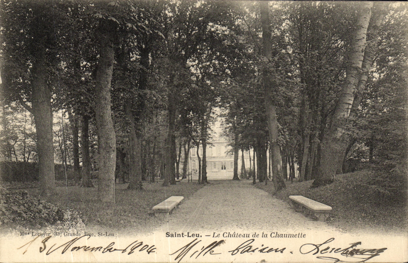 Saint-Leu — Le Château de la Chaumette — Phototypie Le Rainey