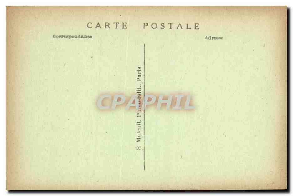 CPA Jeanne d Arc Priant dans l Eglise de Sevres — Rückseite