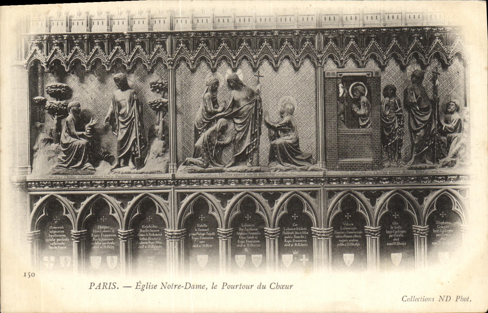 CPA Paris Eglise Notre Dame Le Pourtour du Choeur