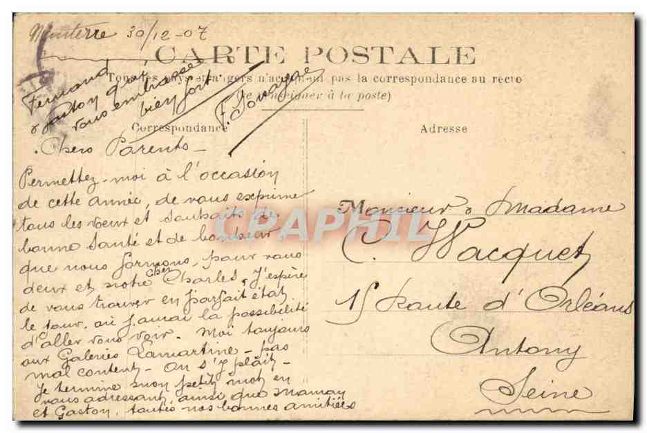 CPA Fort du Mont Valerien Le Pont Levis Militaria — Rückseite