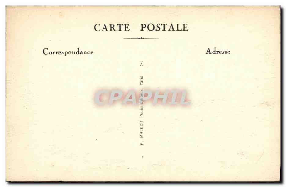 CPA Suresnes L Ecluse — Rückseite
