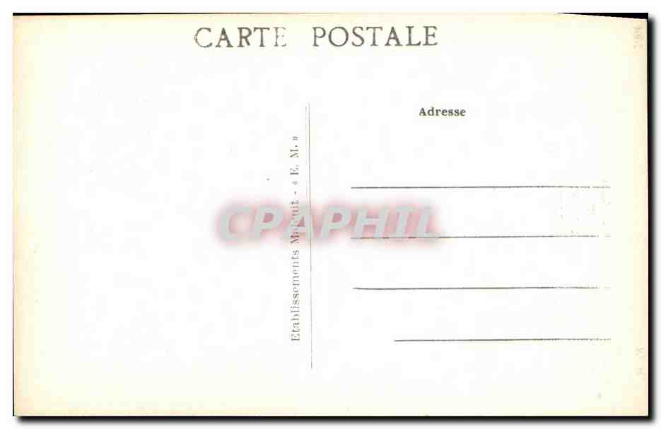 CPA Souvenir Porte Bonheur de Sevres Trefle  — Rückseite