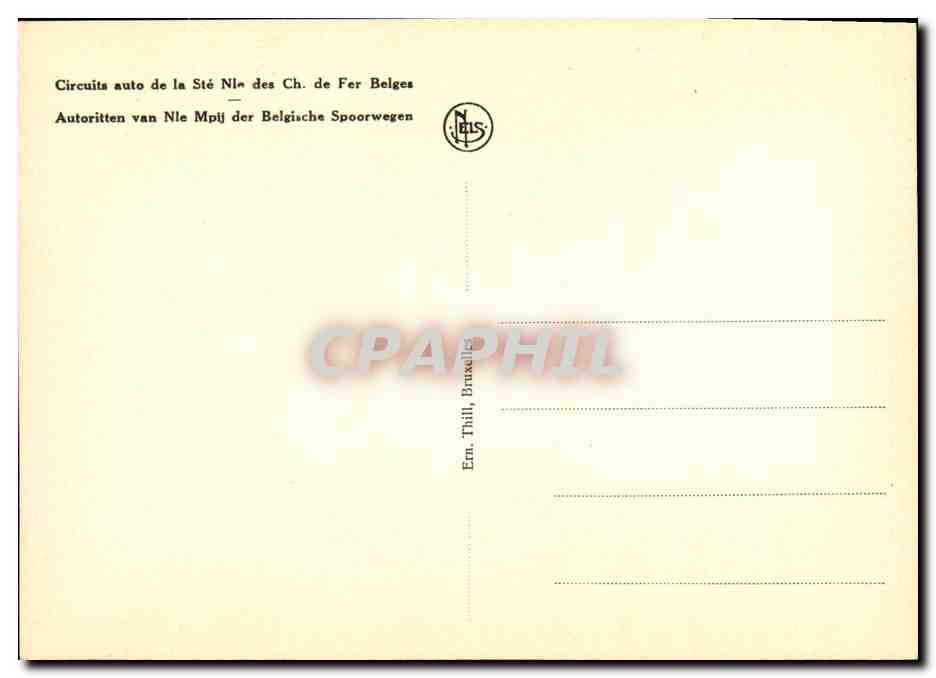 CPA Remouchamps Les fonds de Quarreux  — Back