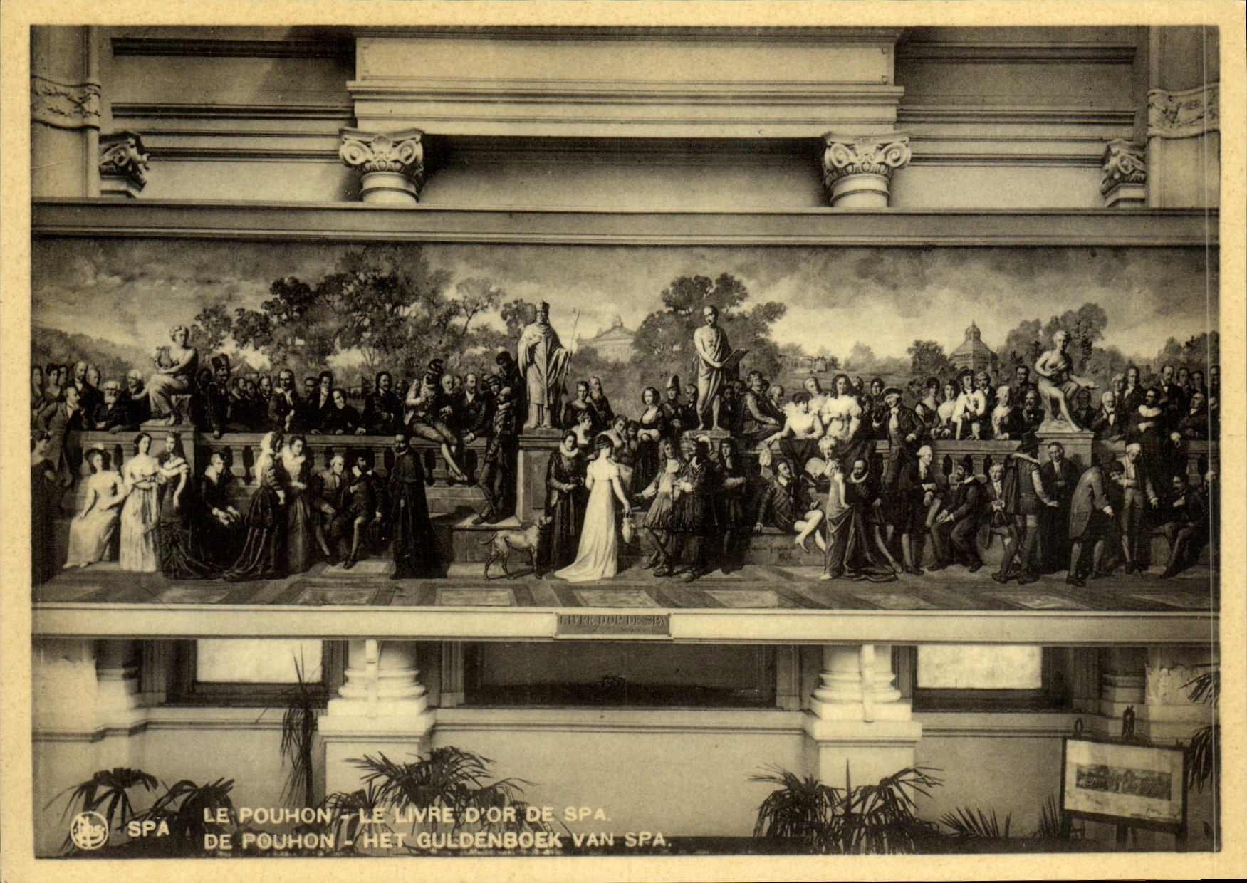 CPA Spa Le Pouhon Le livre d or de Spa 