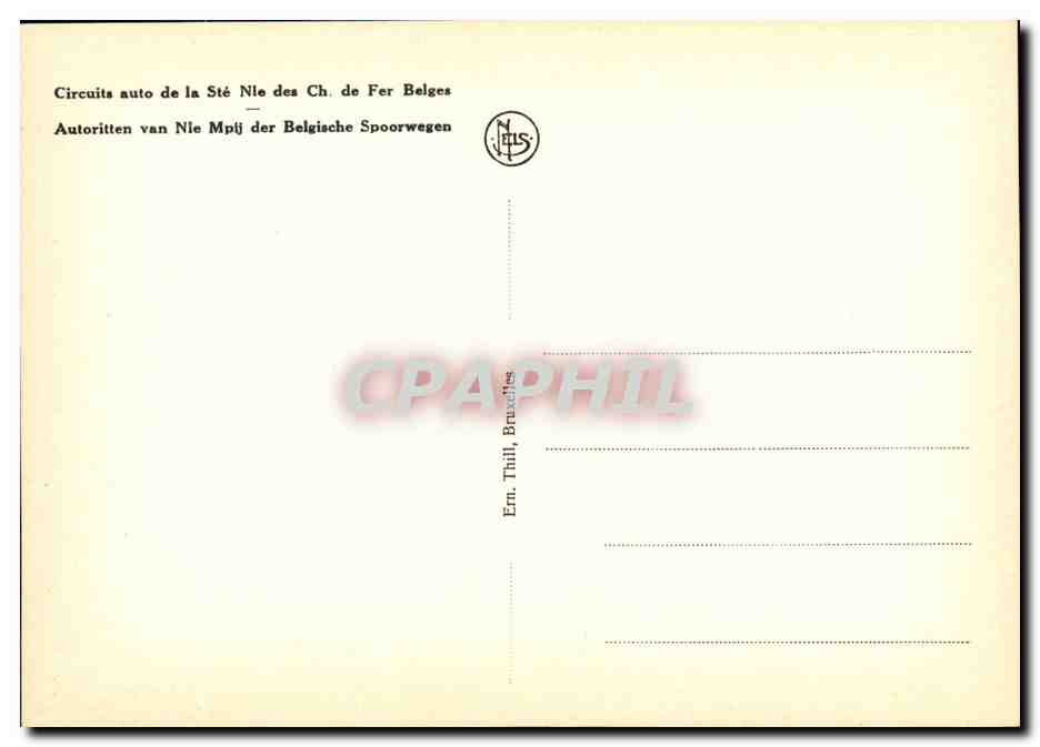 CPA Spa Le Pouhon Le livre d or de Spa  — Rückseite