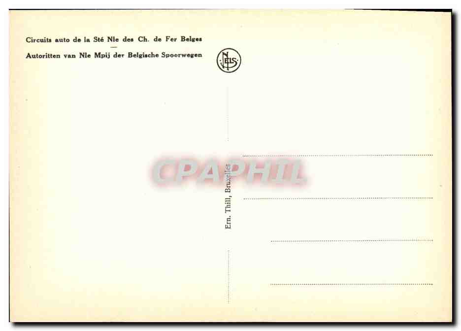 CPA La Gileppe Le barrage Vue generale  — Back