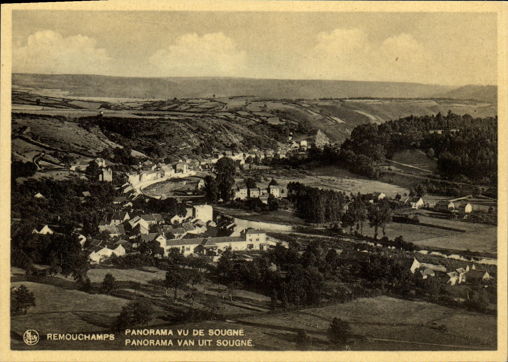 CPA Remouchamps Panorama vu de Sougne 