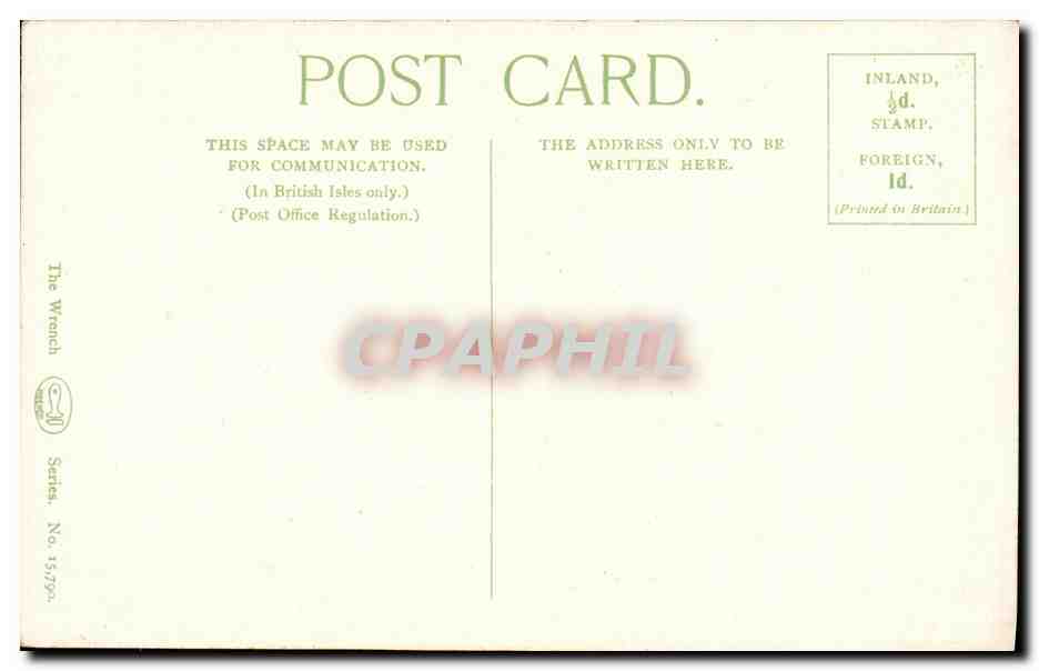 Cynfal Falls — Festival — The Wrench, série n°1592a — Verso