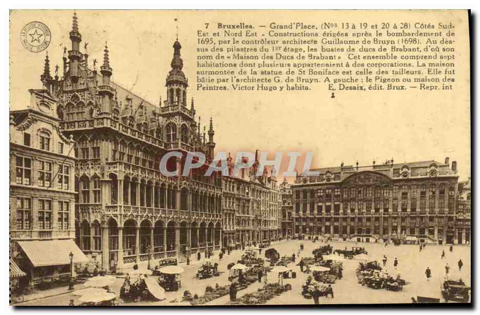 CPA Bruxelles Grand Place Eat et Nord Est 