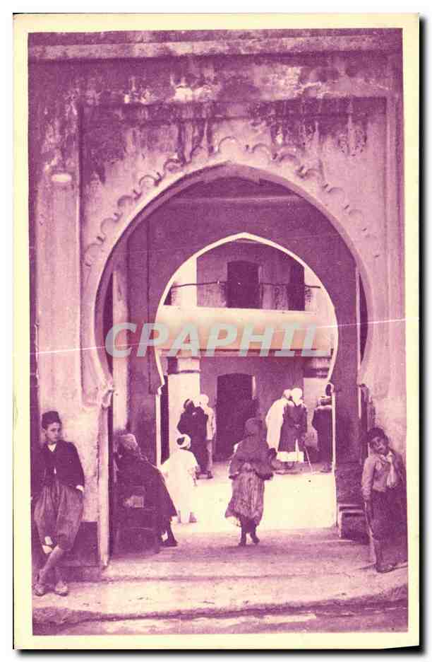 CPA Tlemcen Entree d un foudouk 