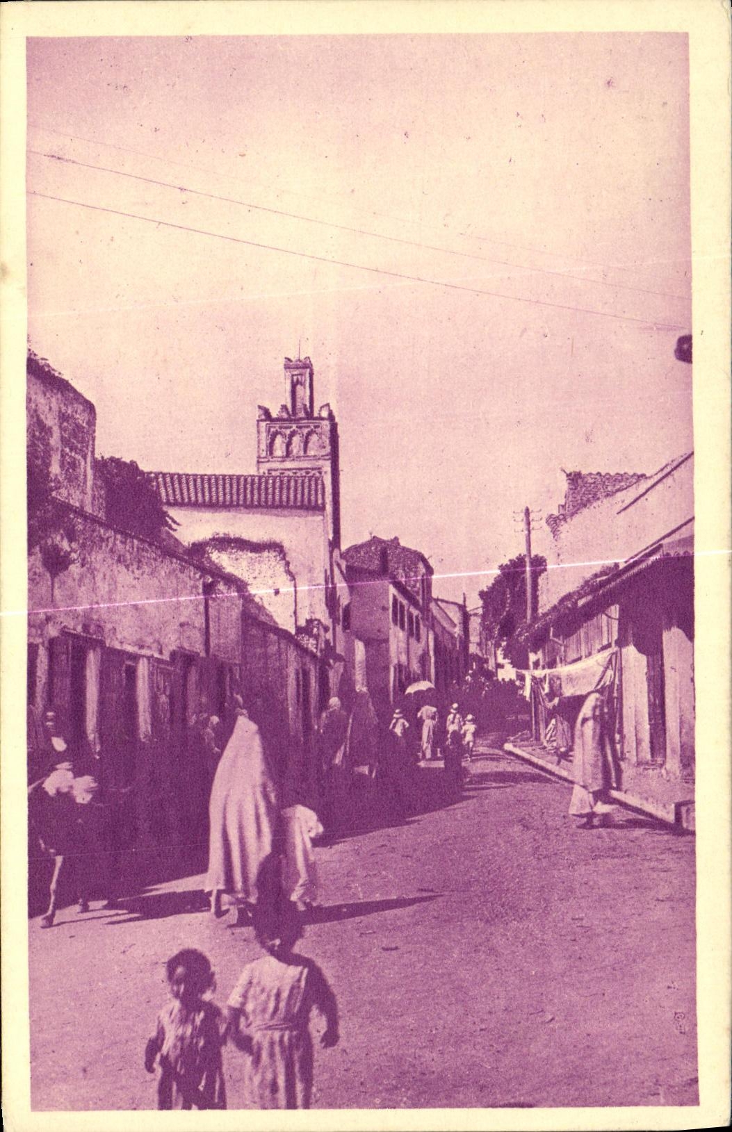 CPA Tlemcen Une rue 