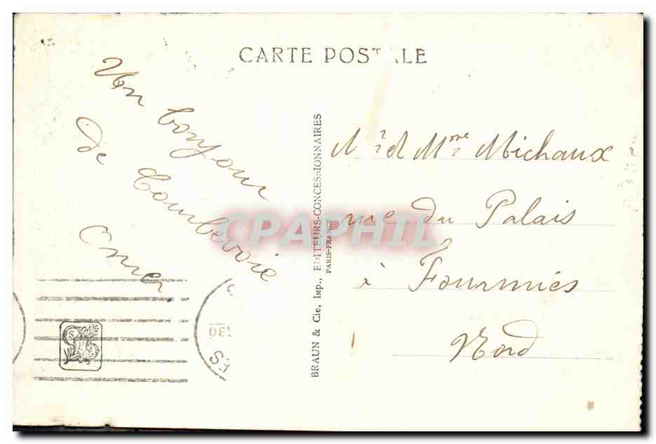CPA Exposition Coloniale Internationale Paris 1931 temple d Angkor Vat — Rückseite