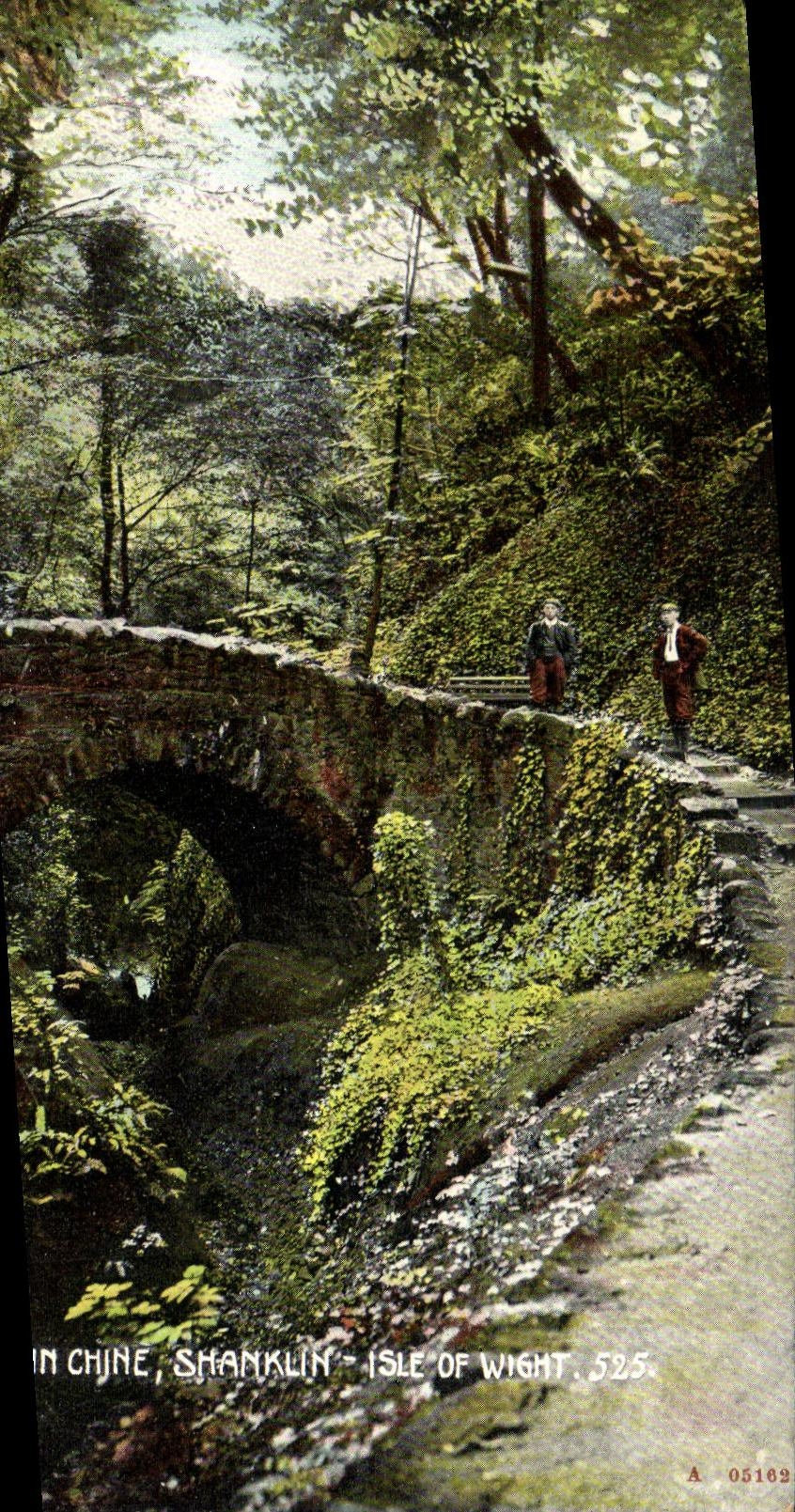 CPA Stone bridge in chine Shanklin Isle of Wight 