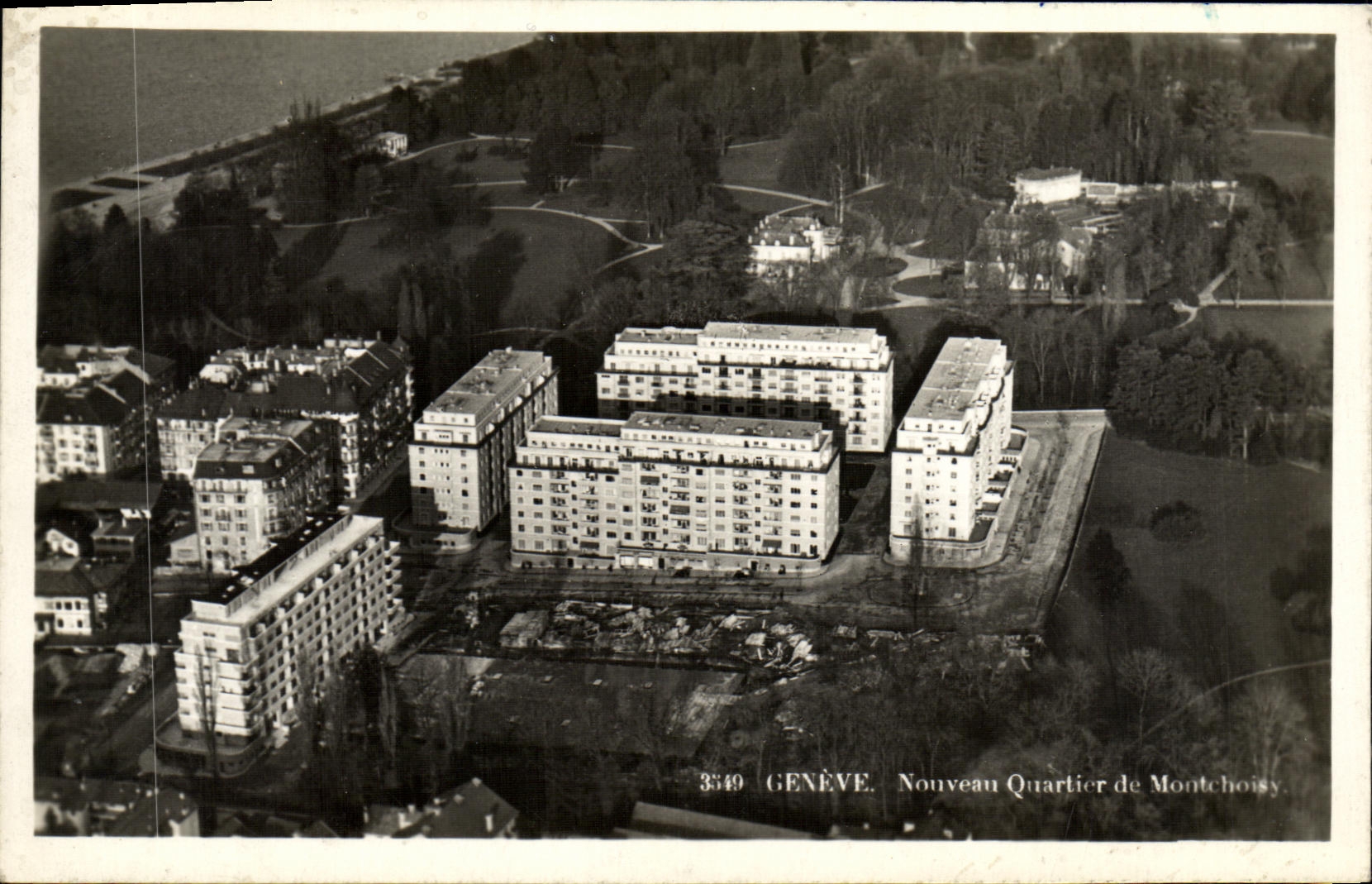 CPM Geneve Eaux Vives Nouveau Quartier de Montchoisy
