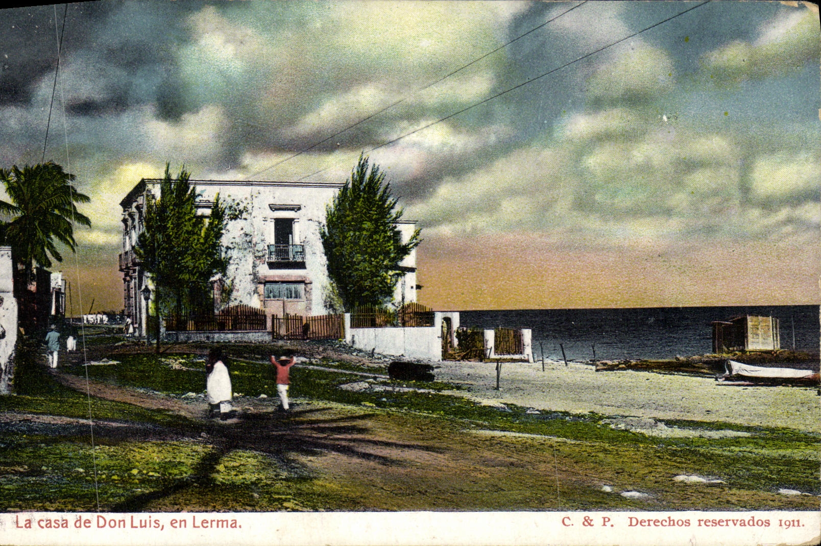 CPA La Casa de Don Luis en Lerma Mexique 