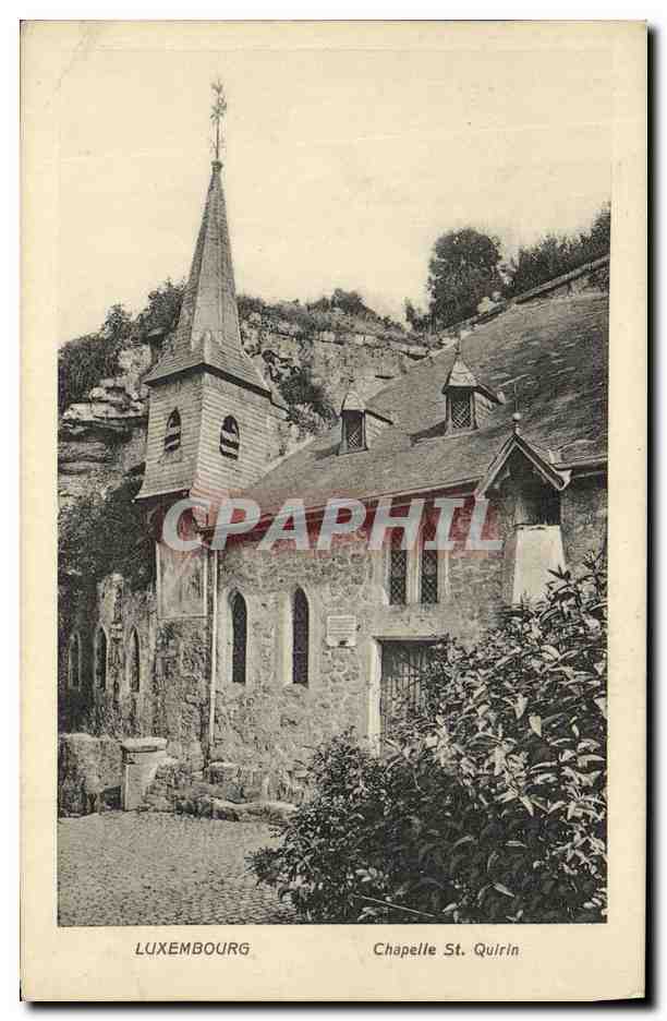 CPA Luxembourg Chapelle St Quirin