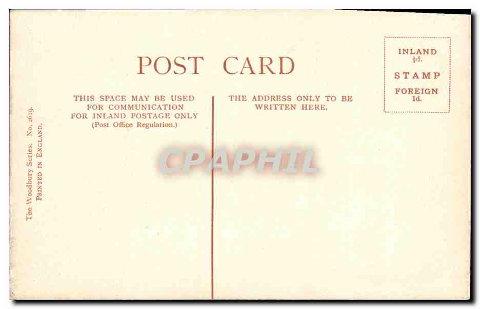CPA Chine Hollow Shanklin Isle of Wight  — Rückseite